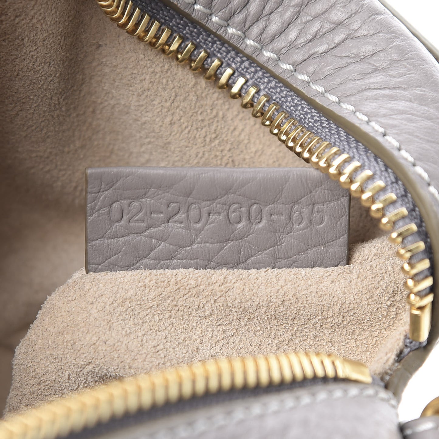 Calfskin Mini Marcie Crossbody Bag Cashmere Grey