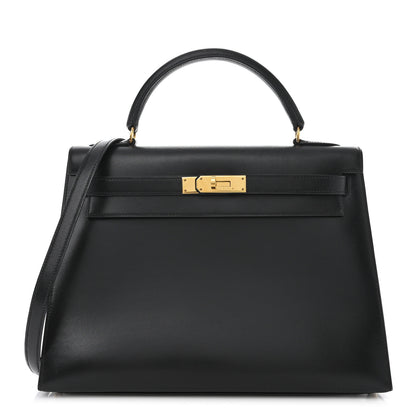 Hermes Box Kelly Sellier 32 Black 1 of 15