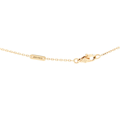 Van Cleef & Arpels 18K Yellow Gold Mother of Pearl Sweet Alhambra Butterfly Pendant Necklace 5 of 6