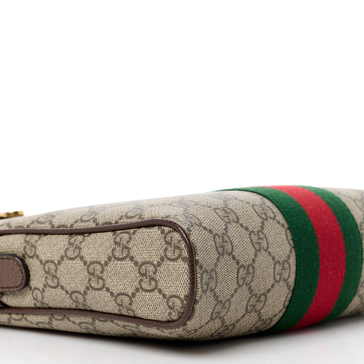 Gucci GG Supreme Monogram Web Small Ophidia Messenger Bag Brown 10 of 15