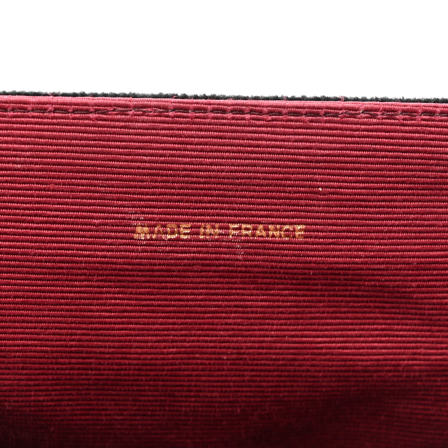 Velvet Horizontal Quilted Small Single Flap Black
