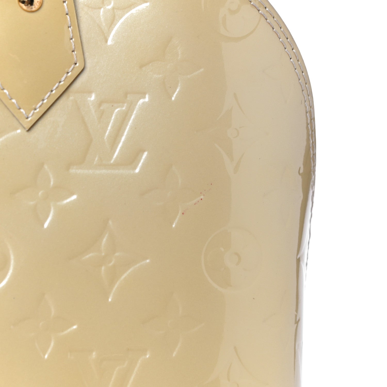 Louis Vuitton Vernis Alma PM Blanc Corail 13 of 19