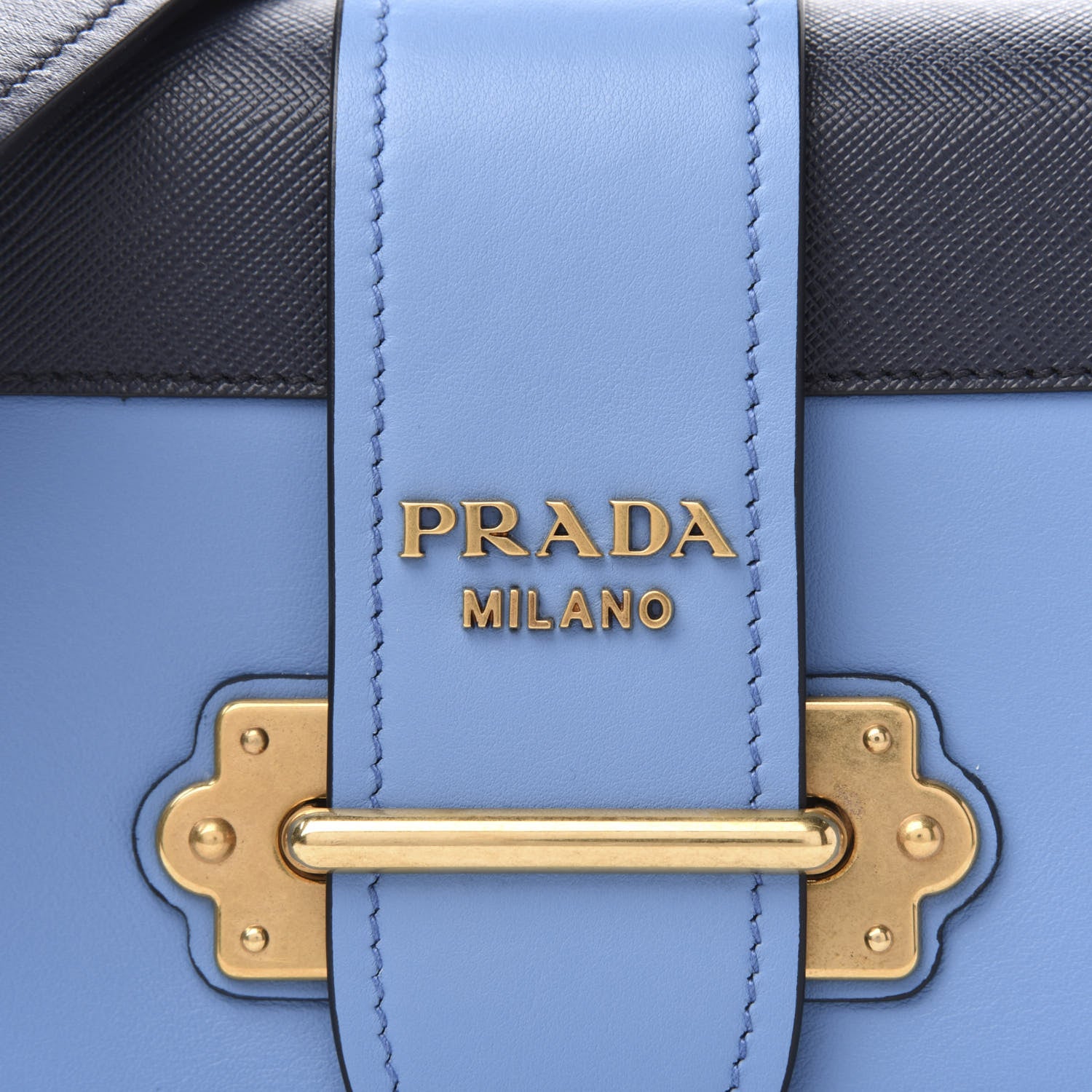 Prada City Calf Saffiano Cahier Bag Astrale Black 9 of 9