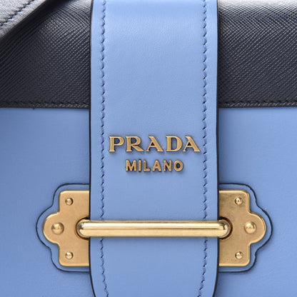 Prada City Calf Saffiano Cahier Bag Astrale Black 9 of 9