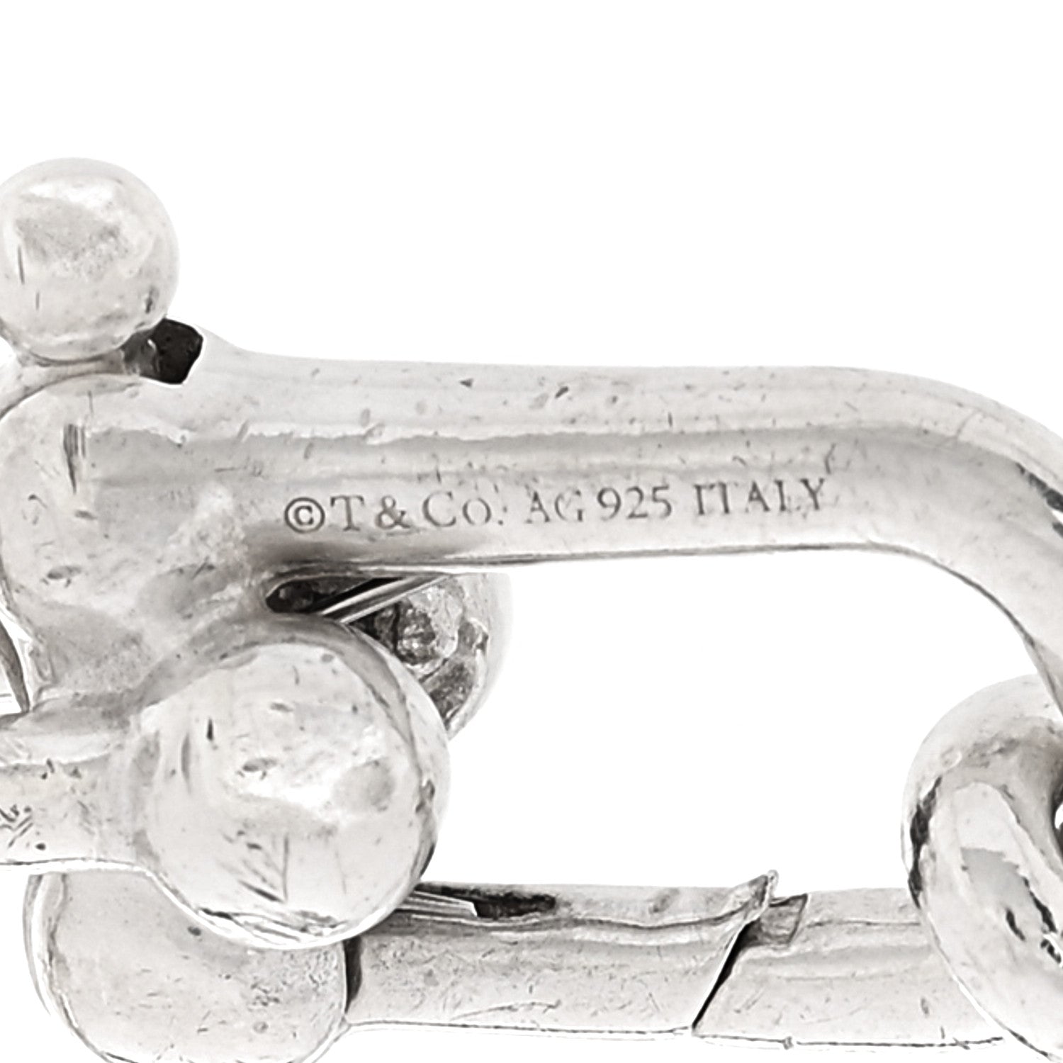 Tiffany Sterling Silver Small HardWear Link Bracelet 1846452
