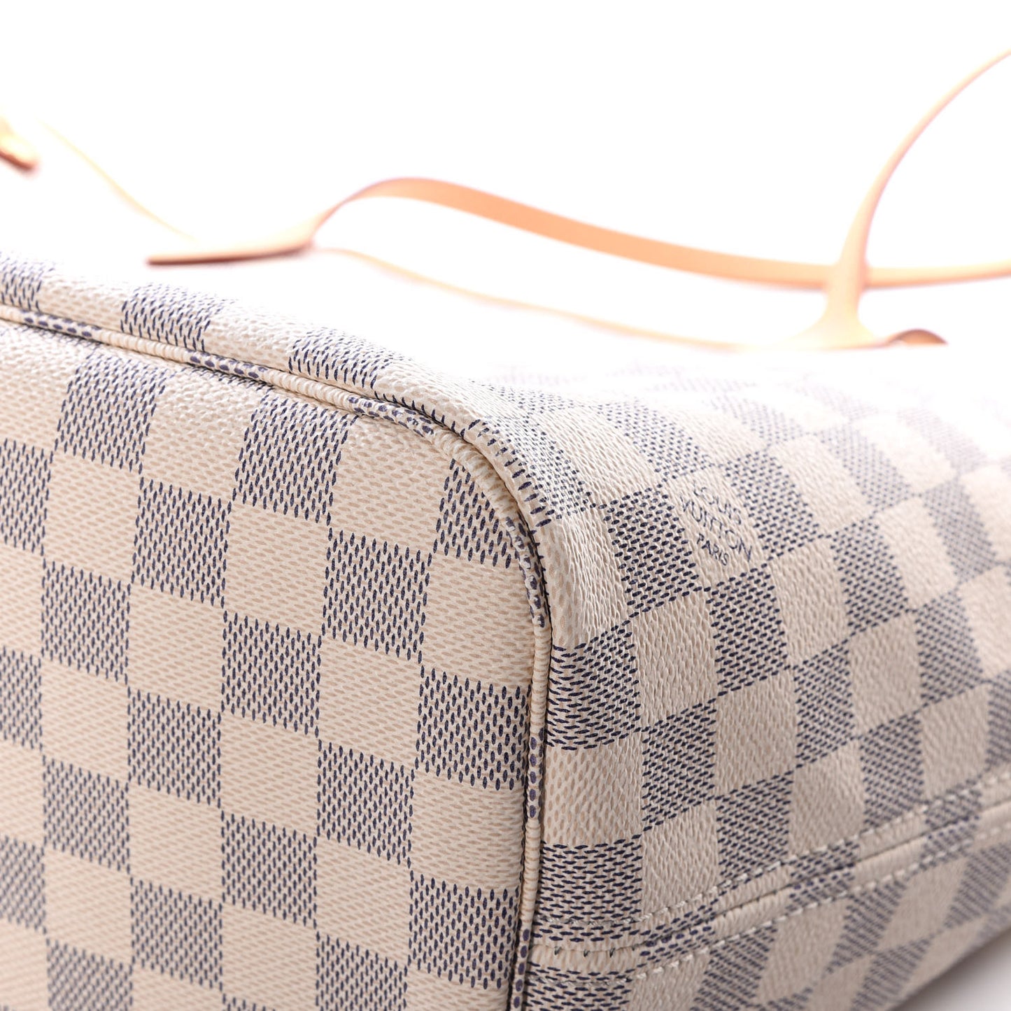 Damier Azur Neo Neverfull MM Rose Ballerine