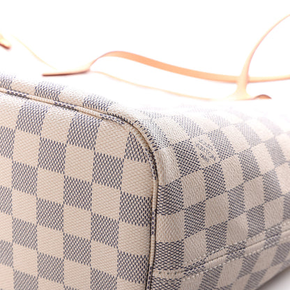 Louis Vuitton Damier Azur Neo Neverfull MM Rose Ballerine 6 of 12