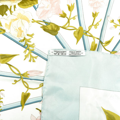 Hermes Jacquard Silk Romantique Scarf 90 5 of 5