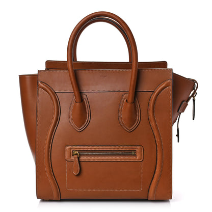 Celine Natural Calfskin Mini Luggage Tan 1 of 9