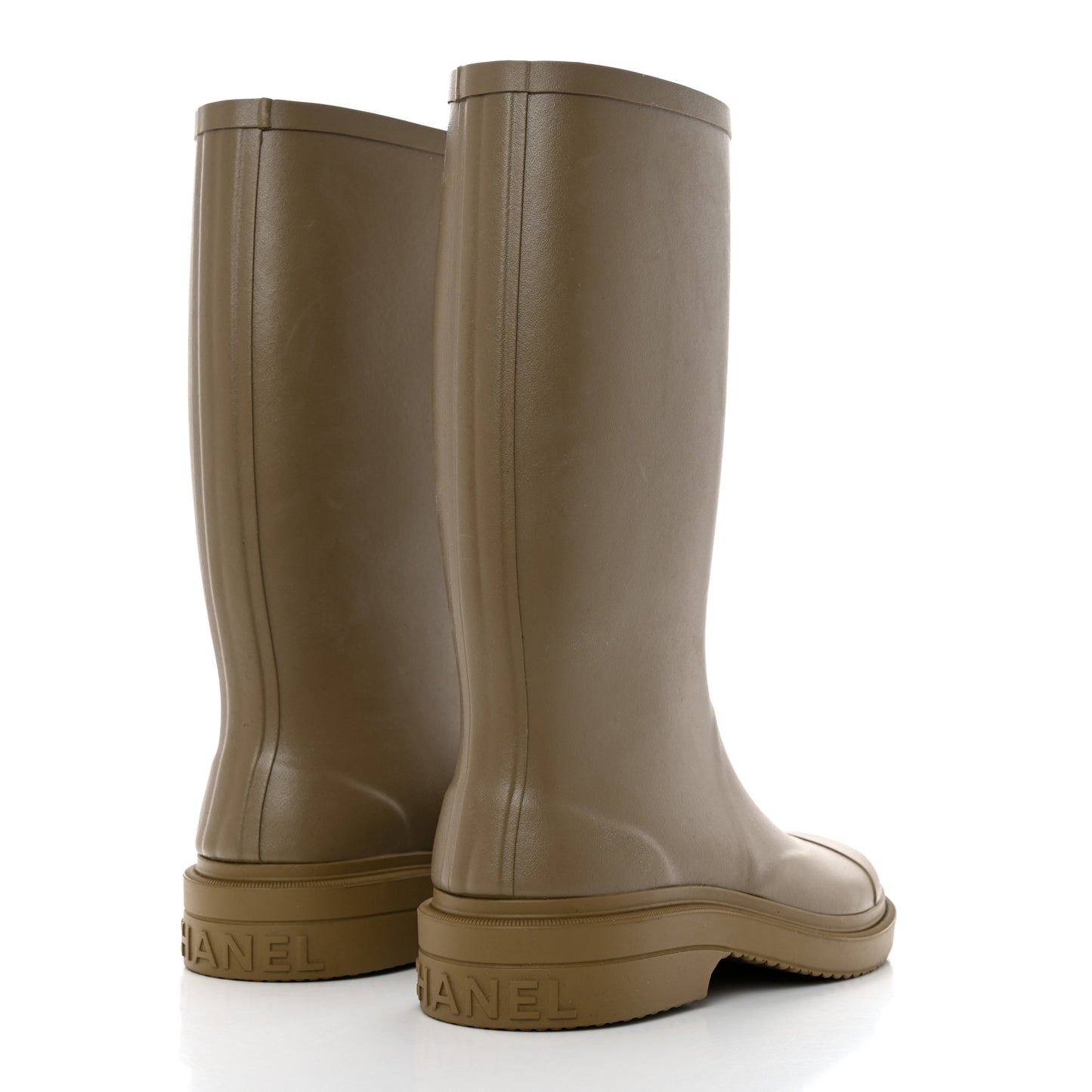 Caoutchouk CC High Boots 39 Dark Beige