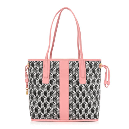 MCM Visetos Medium Liz Reversible Shopper Tote Blossom Pink 3 of 11
