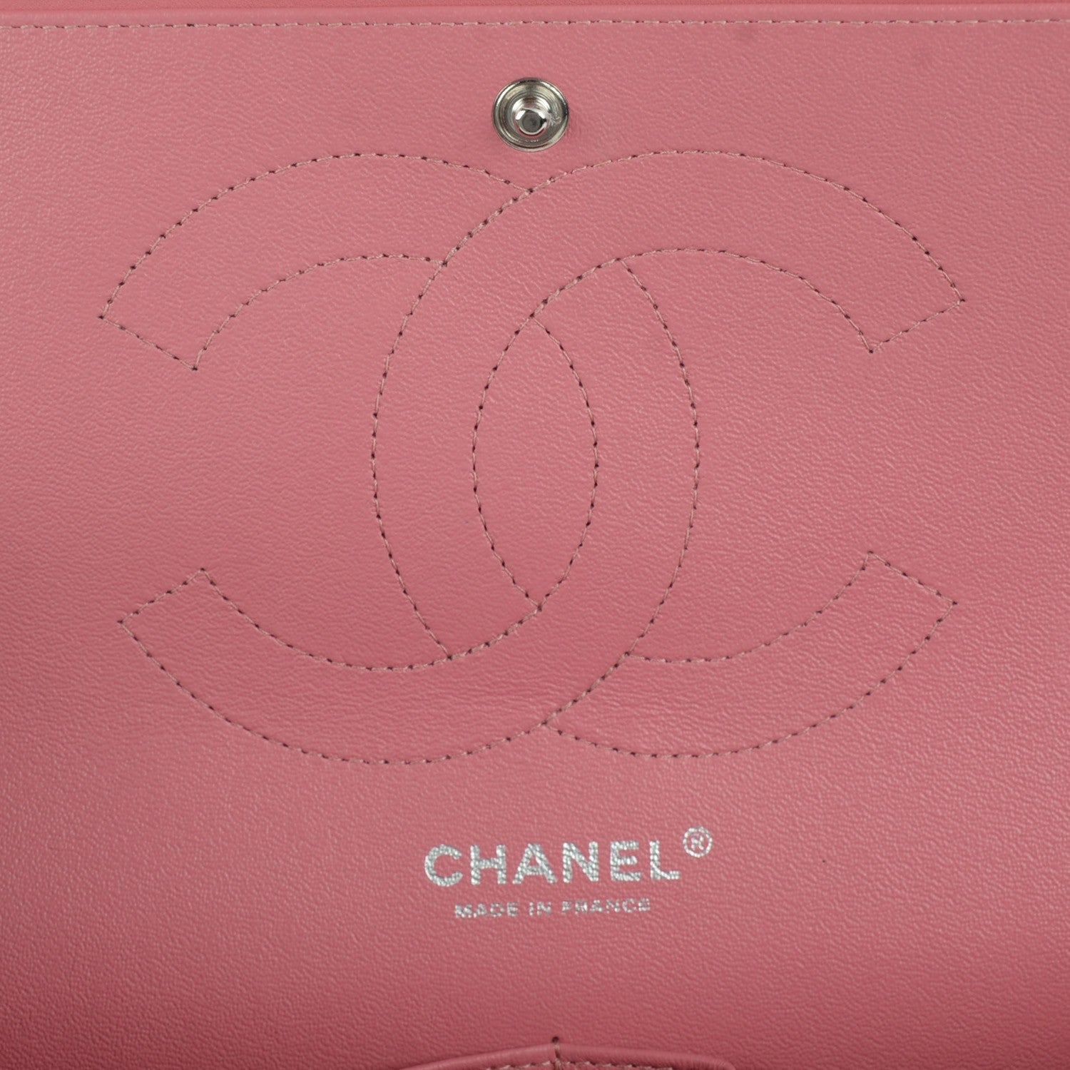 Chanel Lambskin Quilted Jumbo Double Flap Pink 6 of 8