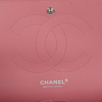 Chanel Lambskin Quilted Jumbo Double Flap Pink 6 of 8