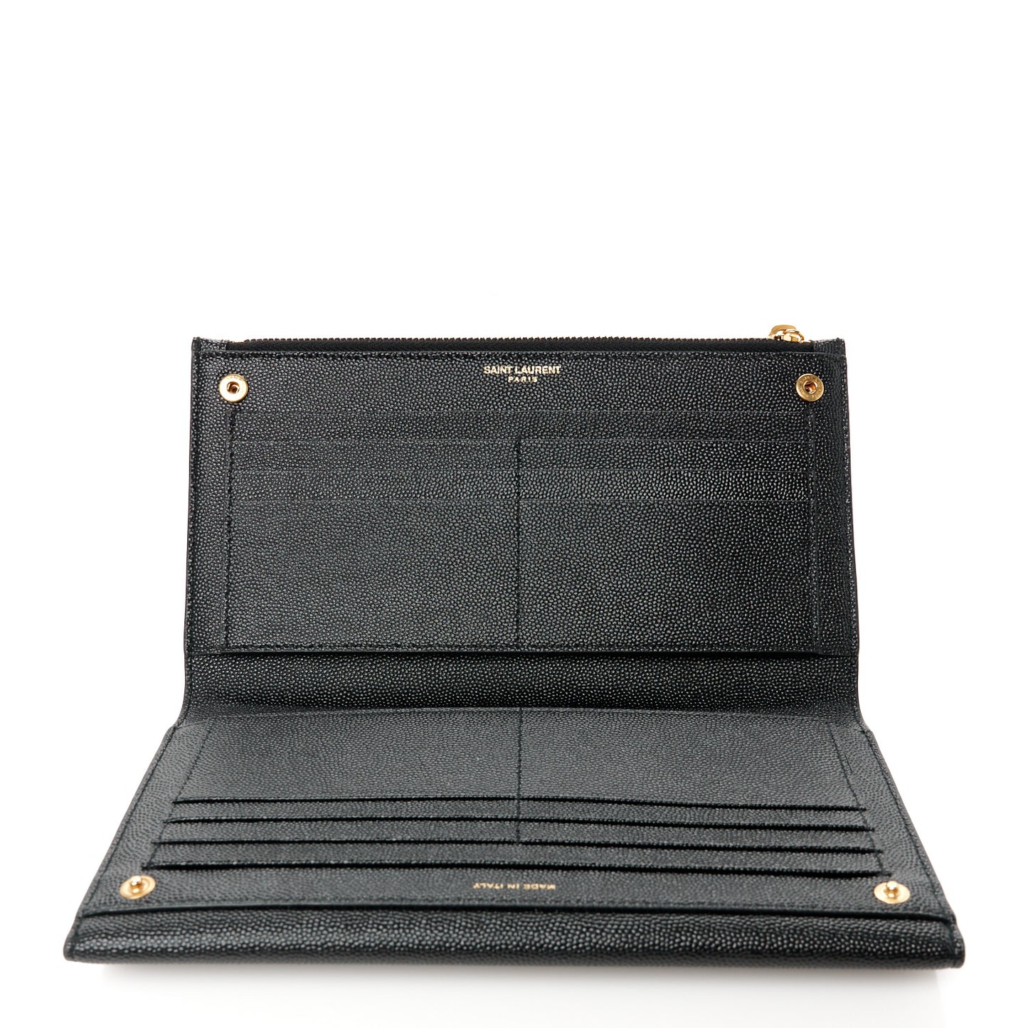 Grain De Poudre Monogram Uptown Wallet Black