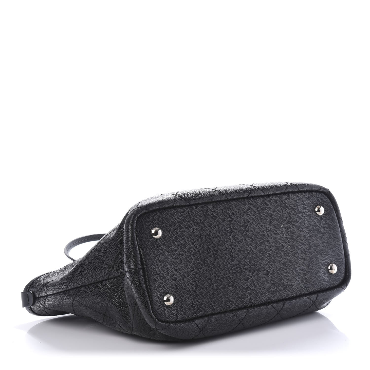 Chanel Grained Calfskin Shopping Fever Tote Black 4 of 11