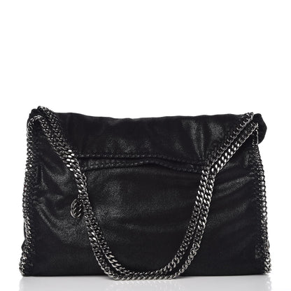 Stella McCartney Shaggy Deer Big Falabella Tote Black 3 of 7