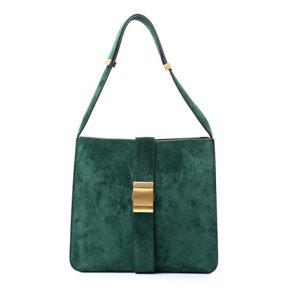 Bottega Veneta Suede Medium Marie Bag Green 1 of 5