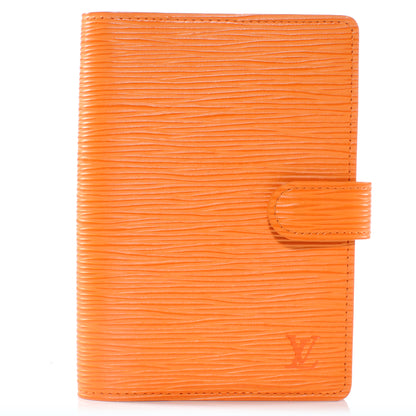 Louis Vuitton Epi Small Ring Agenda Cover Mandarin 1 of 7