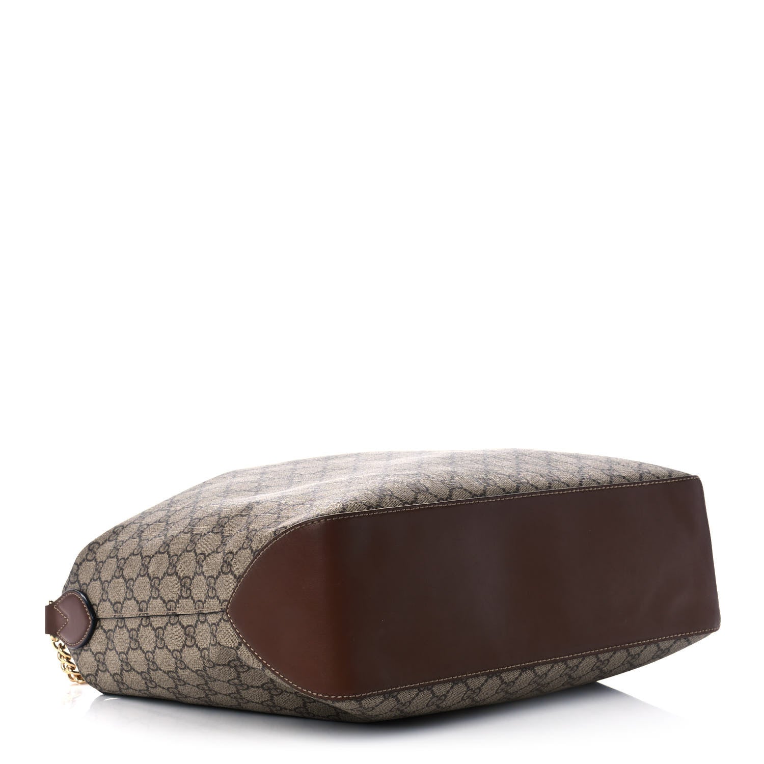 Gucci GG Supreme Monogram Large Linea A Hobo Light Brown 4 of 11