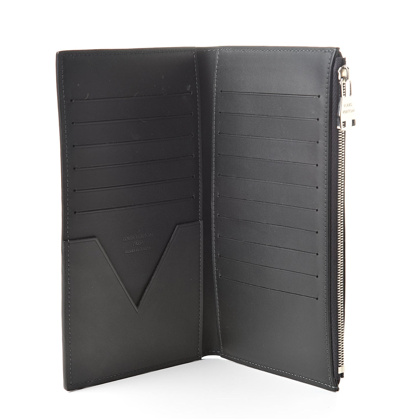 Smooth Calfskin America's Cup Organizer Wallet Grey
