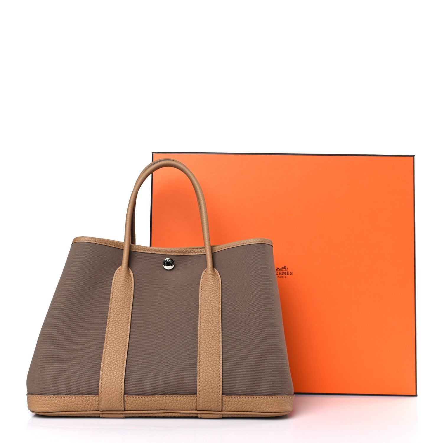 Hermes Toile Negonda Garden Party 30 TPM Etoupe Biscuit 10 of 10