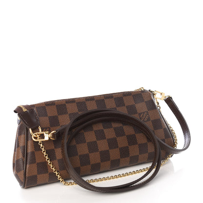Louis Vuitton Damier Ebene Eva Clutch 2 of 8