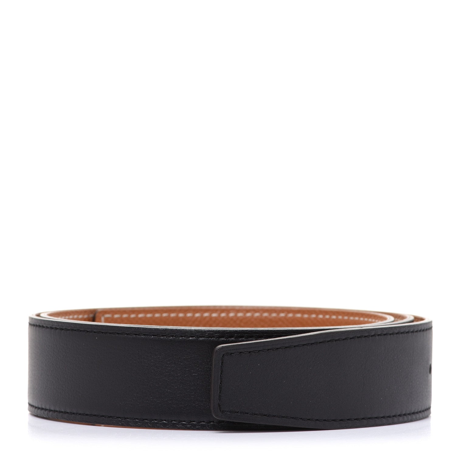 Hermes Epsom Swift 32mm Belt Strap 85 Gold Black 1 of 5