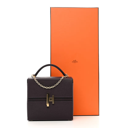 Hermes Epsom Cinhetic Boxy Top Handle Bag Raisin 10 of 10