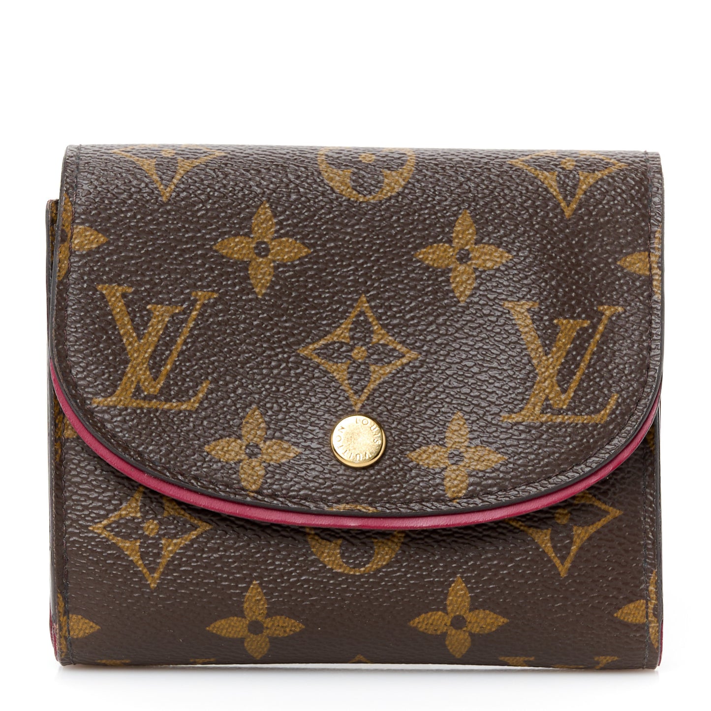 Monogram Ariane Compact Wallet Fuchsia