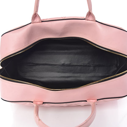 Chanel Calfskin Quilted Large Bowler Pink 5 of 34