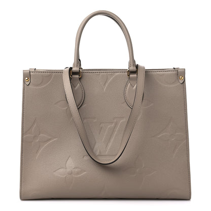Louis Vuitton Empreinte Monogram Giant Onthego MM Tourterelle 1 of 10