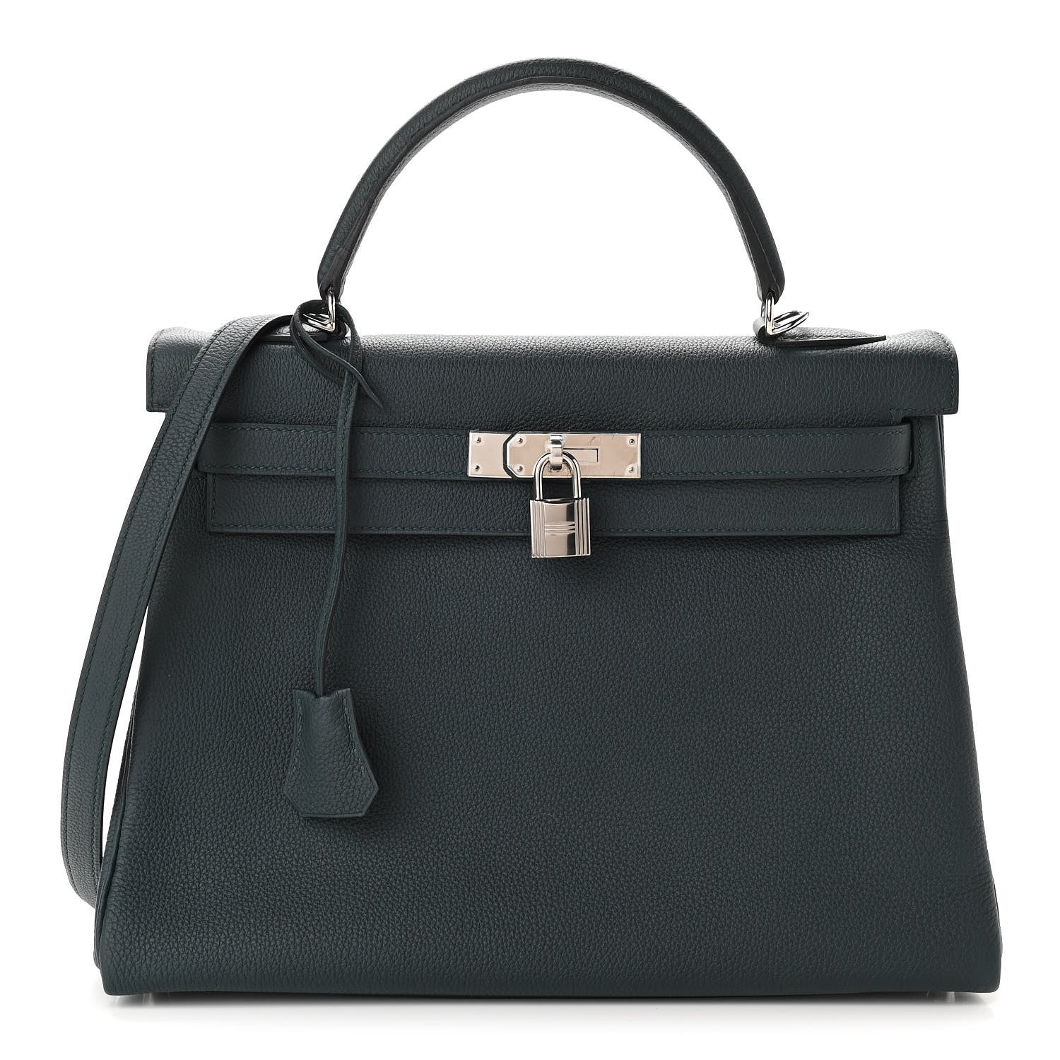 Hermes Togo Kelly Retourne 32 Vert Cypress 1 of 11
