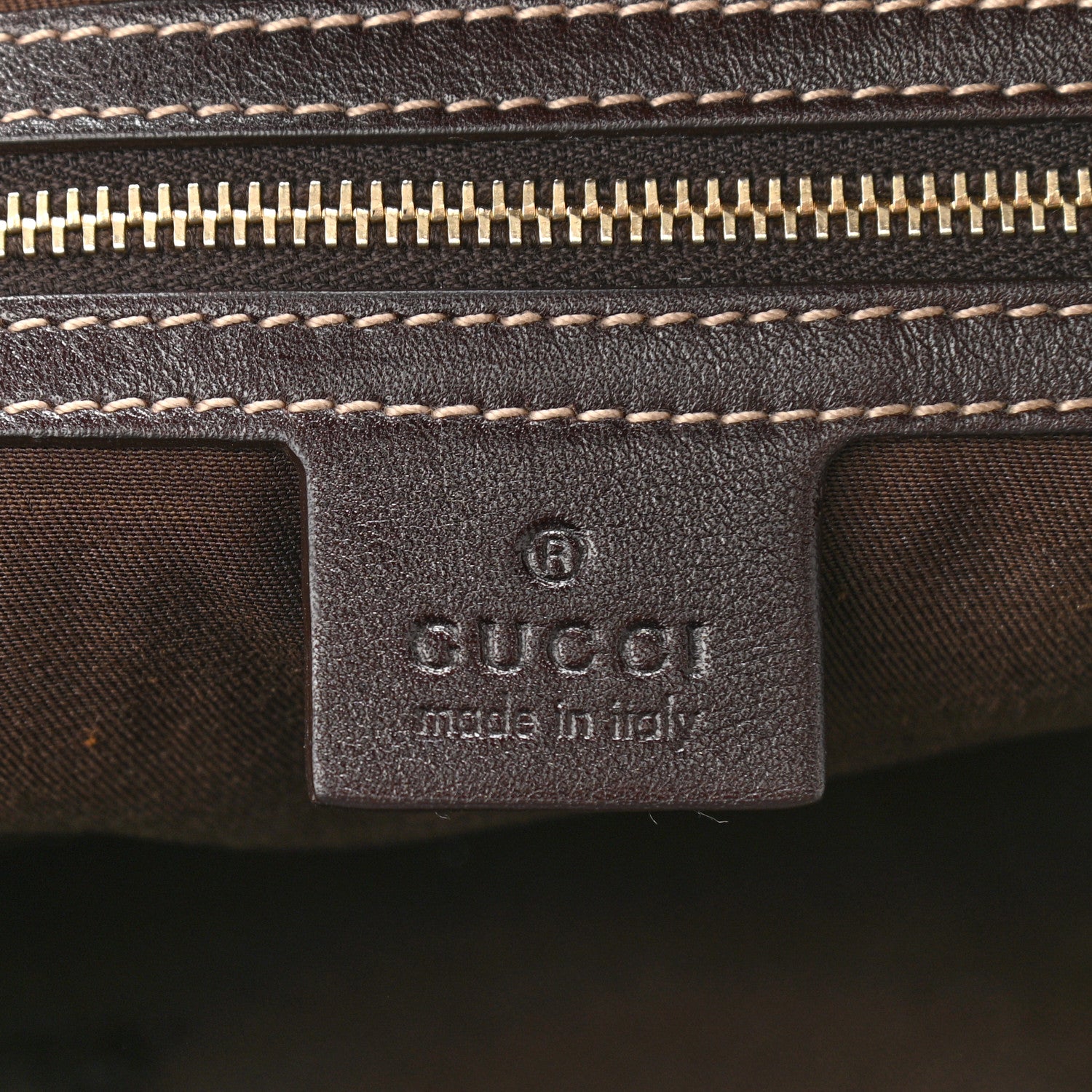 Gucci Monogram Large Wave Hobo Dark Brown 6 of 10