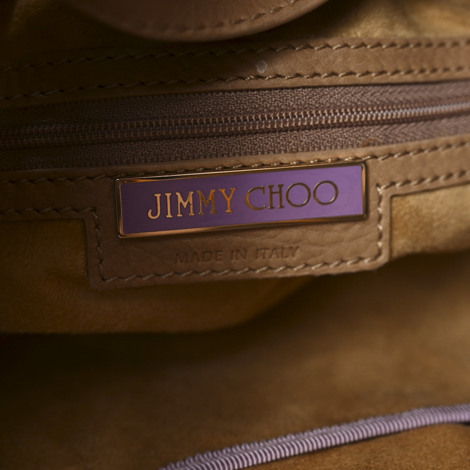 Jimmy Choo Calfskin Ramona Nude 10 of 17