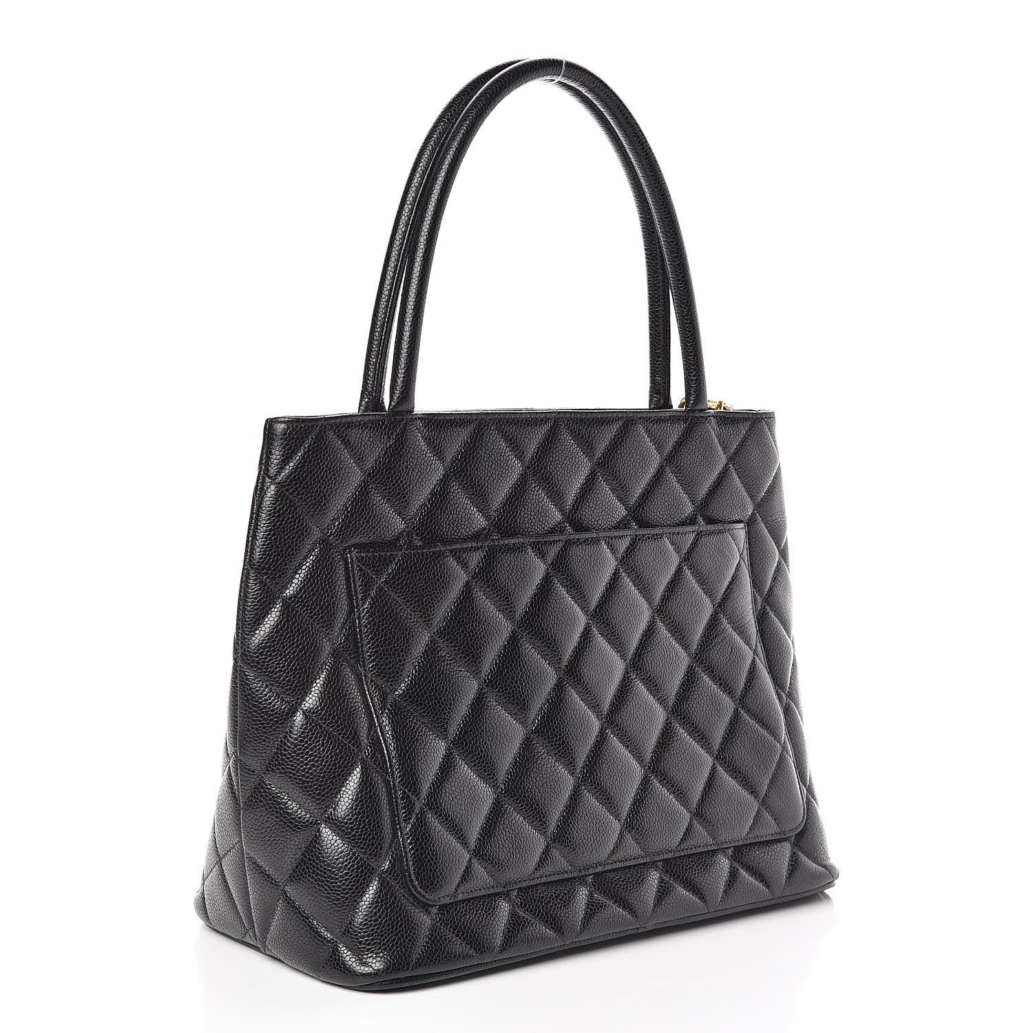 Chanel Caviar Quilted Medallion Tote Black 3 of 10