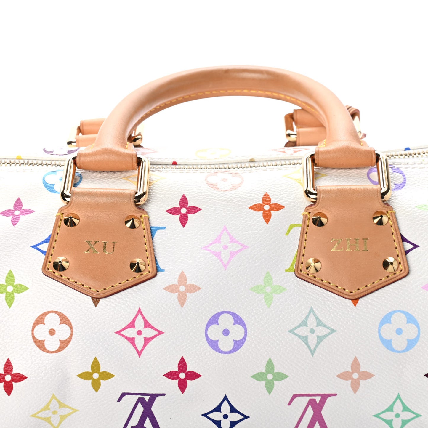 Monogram Multicolor Speedy 30 White