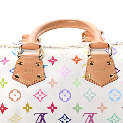 Louis Vuitton Monogram Multicolor Speedy 30 White 5 of 5