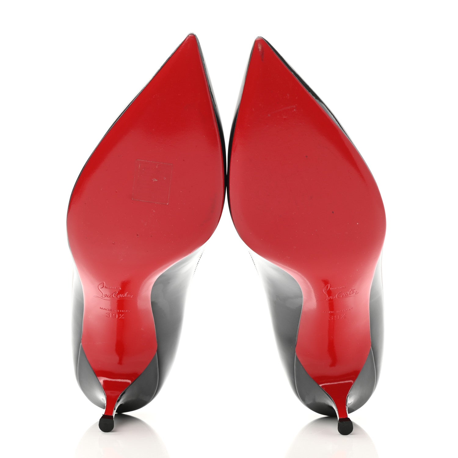 Christian Louboutin Patent Pigalle Follies 55 Pumps 39.5 Fusain 5 of 8