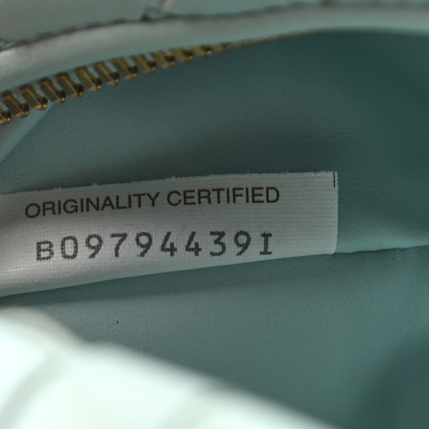 Nappa Intrecciato Mini Jodie Teal Washed
