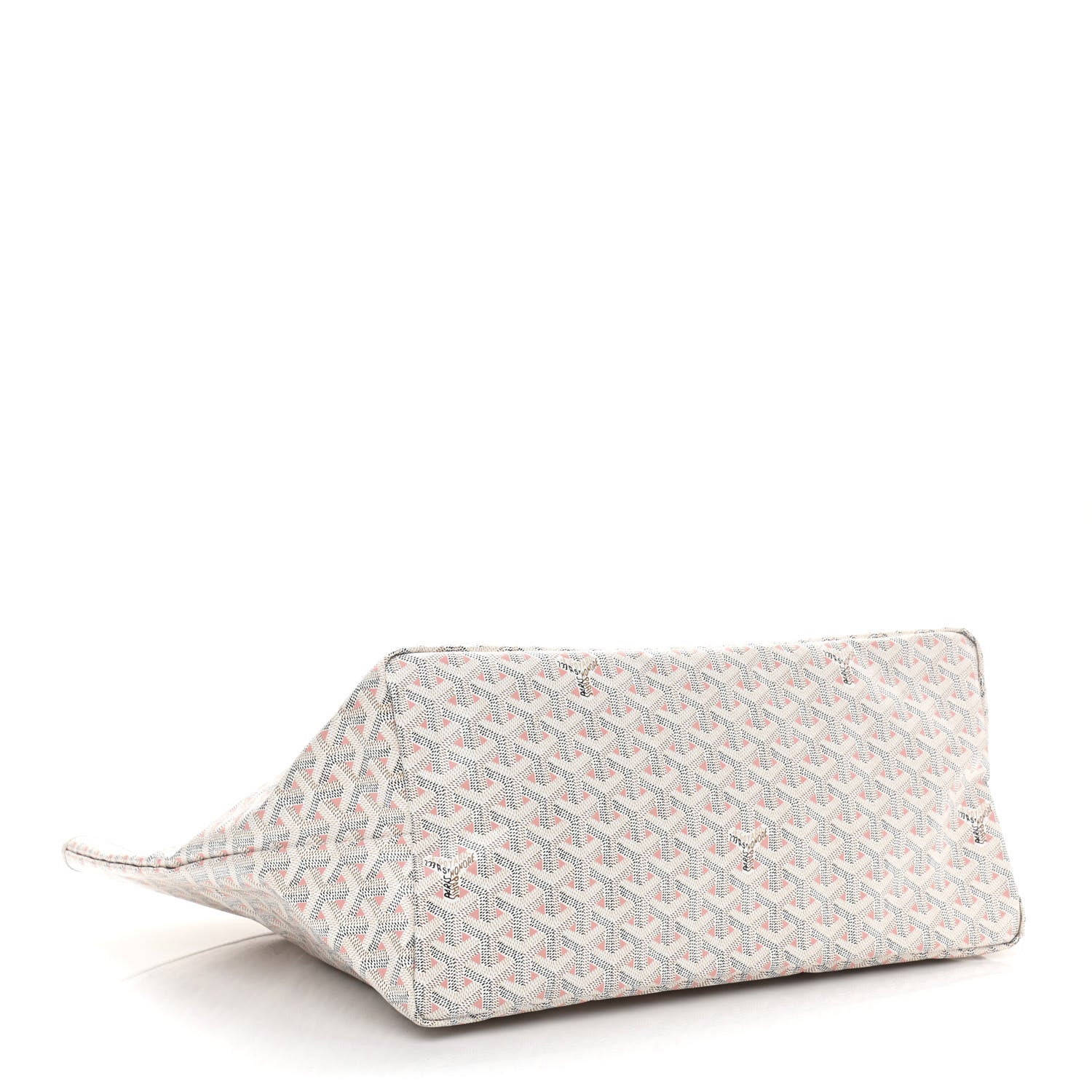 Goyard Goyardine Saint Louis Claire Voie GM White Pink 4 of 9