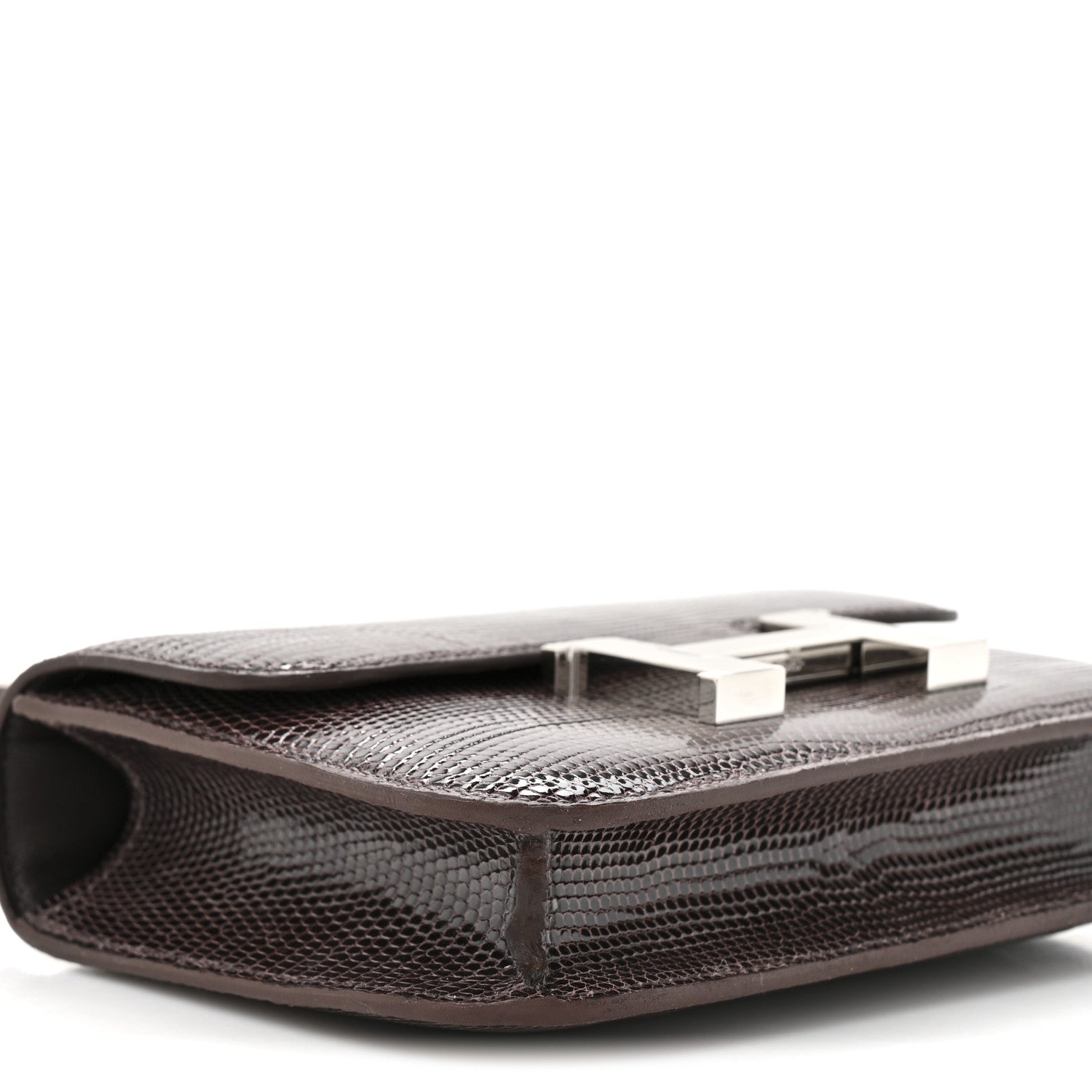 Hermes Lizard Niloticus Micro Constance 14 Nicotine 9 of 10