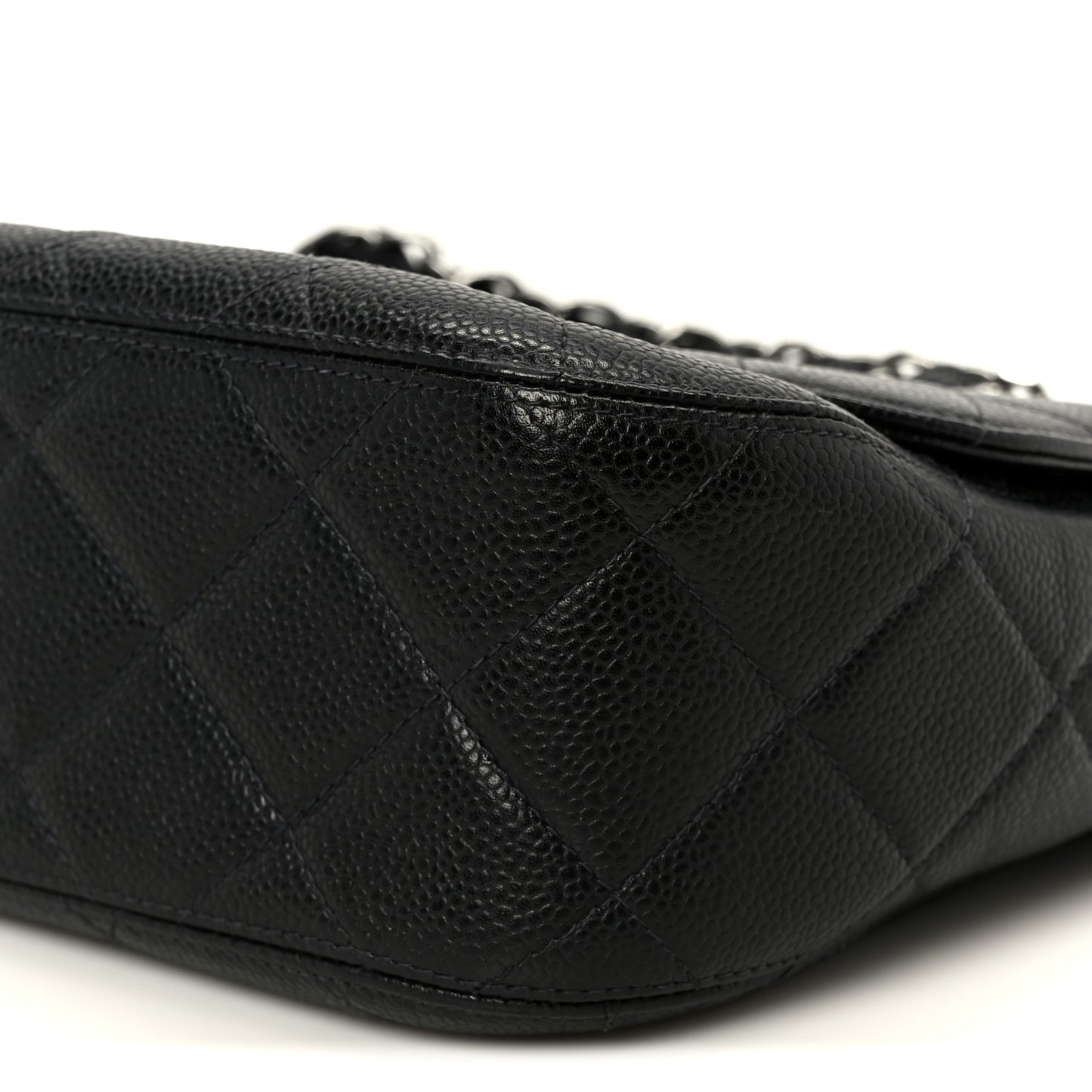 Caviar Quilted Jumbo Single Flap Black