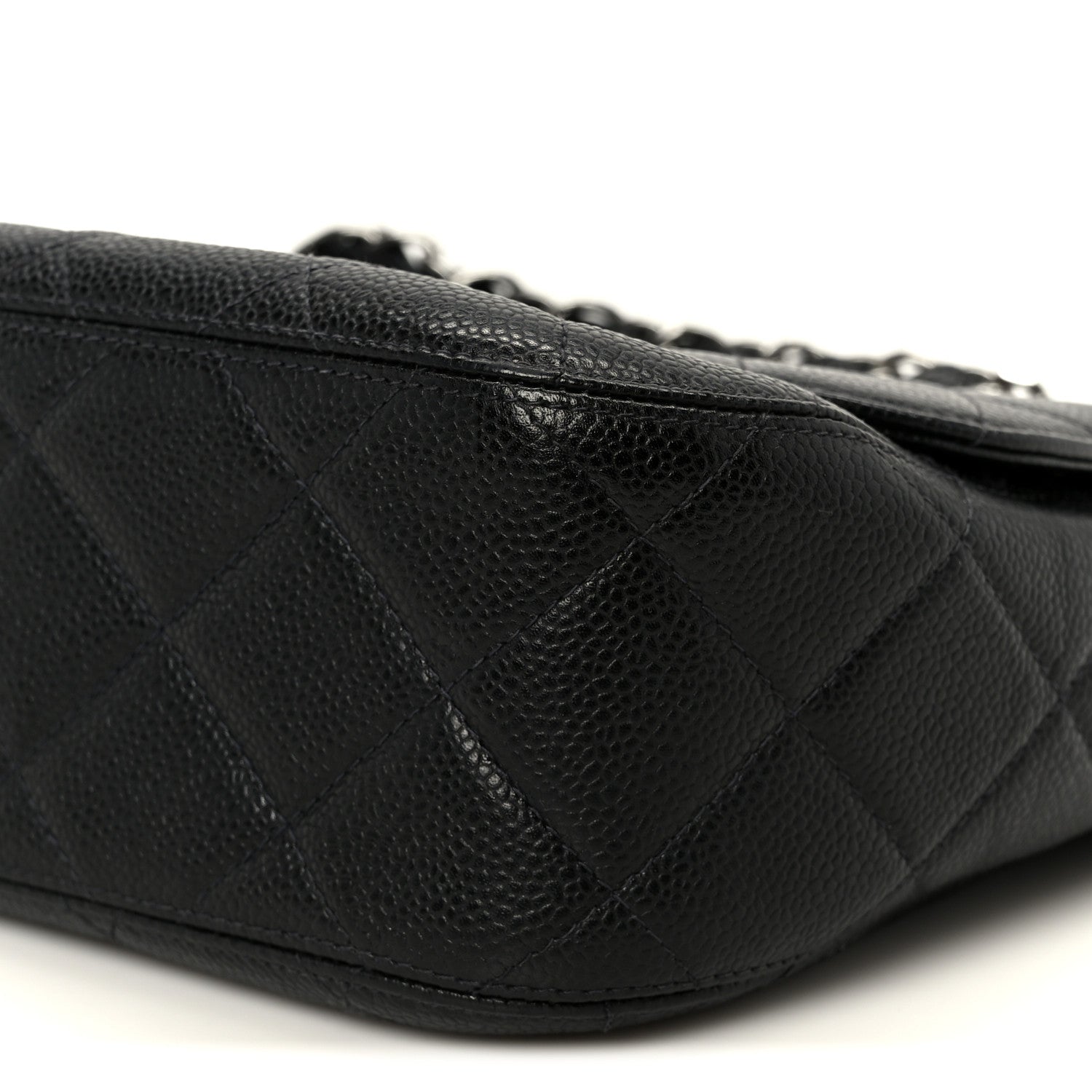 Chanel Caviar Quilted Jumbo Single Flap Black 12 of 12
