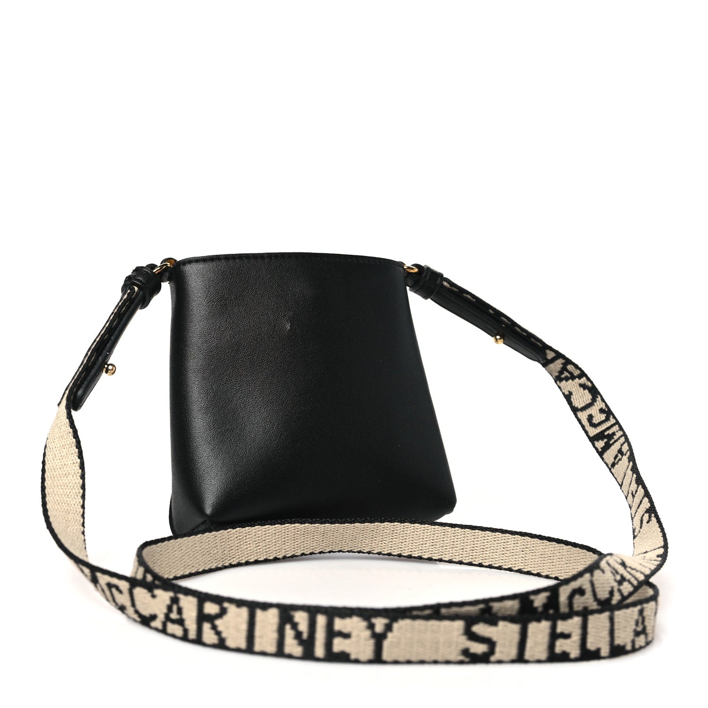 Eco Alter Nappa Perforated Logo Micro Crossbody Black