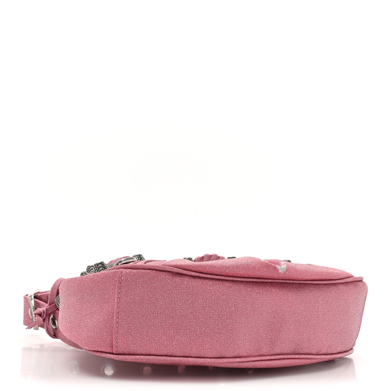 Balenciaga Sparkling Fabric Le Cagole Shoulder Bag XS Sweet Pink 5 of 16