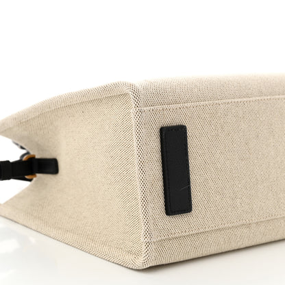 Versace Canvas Calfskin La Medusa Small Tote Bag Beige 8 of 9