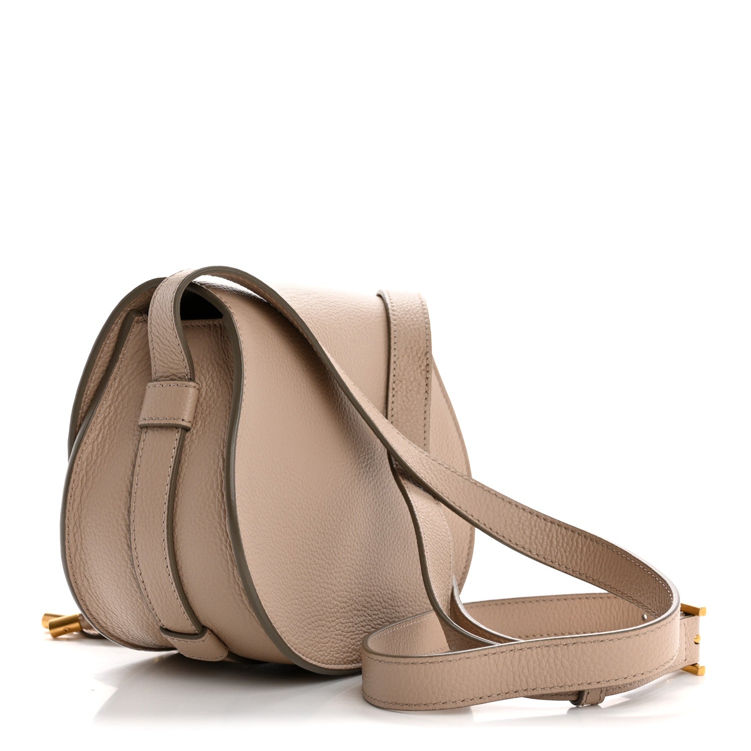 Chloe Calfskin Mini Marcie Round Crossbody Bag Blush Nude 3 of 11