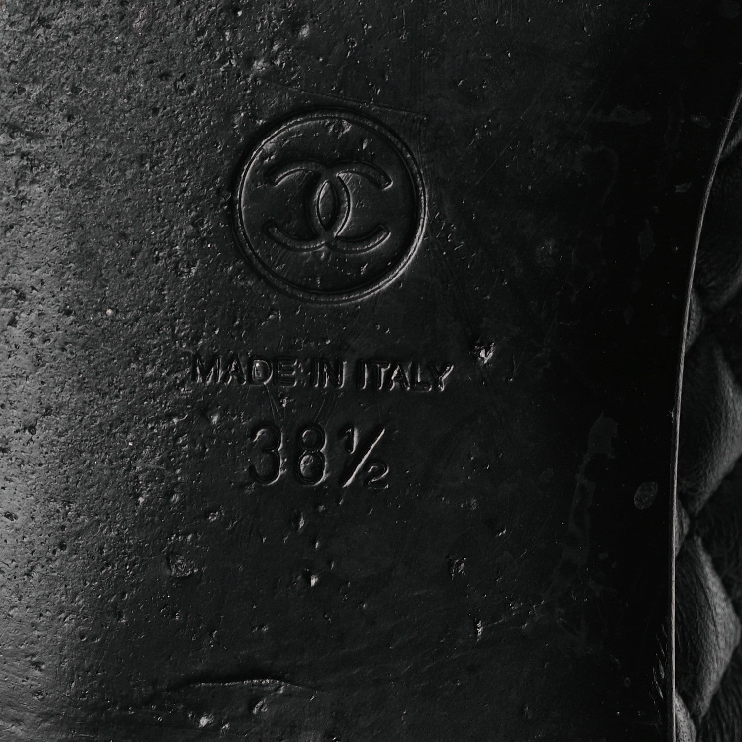 Chanel Lambskin Quilted Mary Jane Flats 38.5 Black 8 of 14