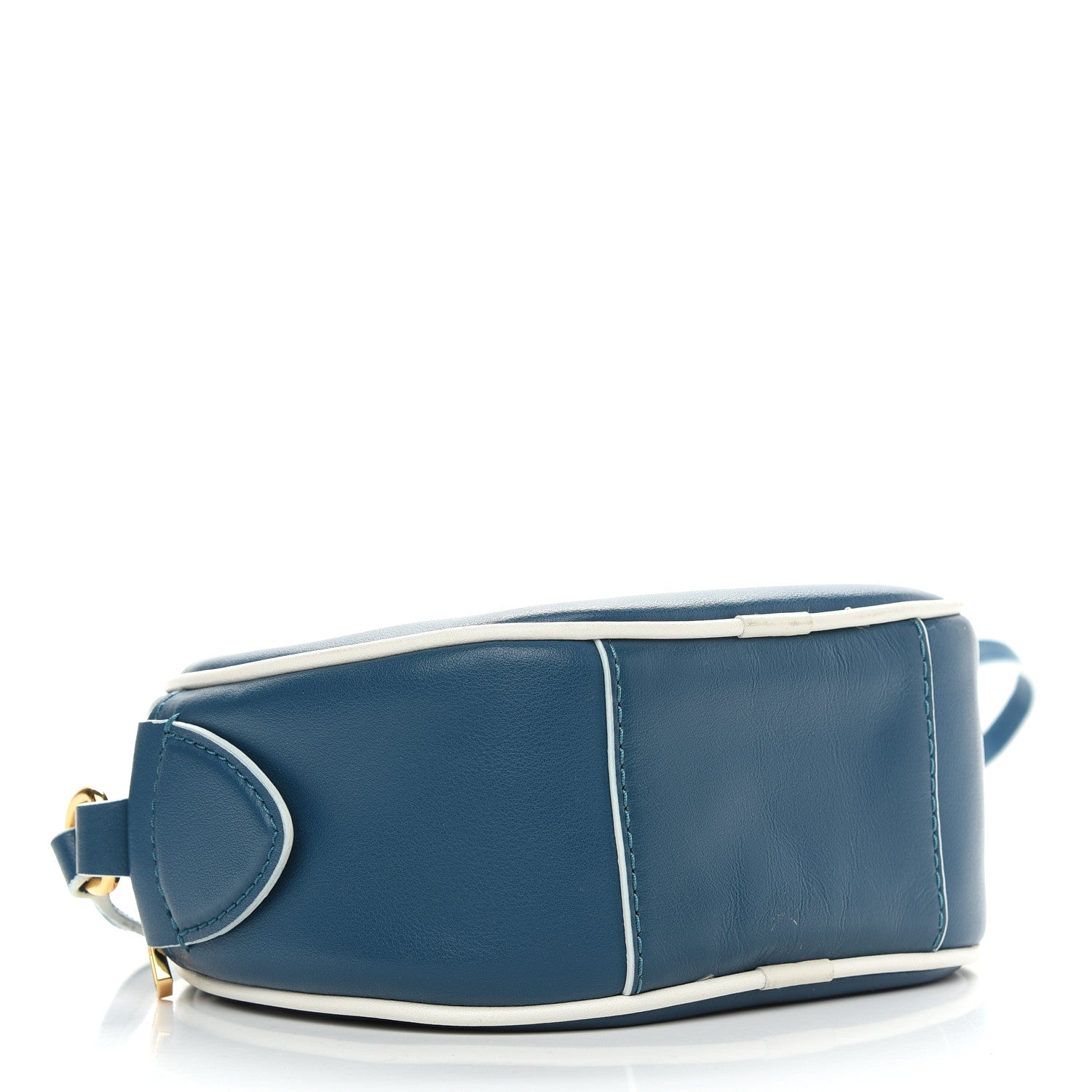 Marc Jacobs Calfskin Voyager Circle Crossbody Deep Teal 4 of 10