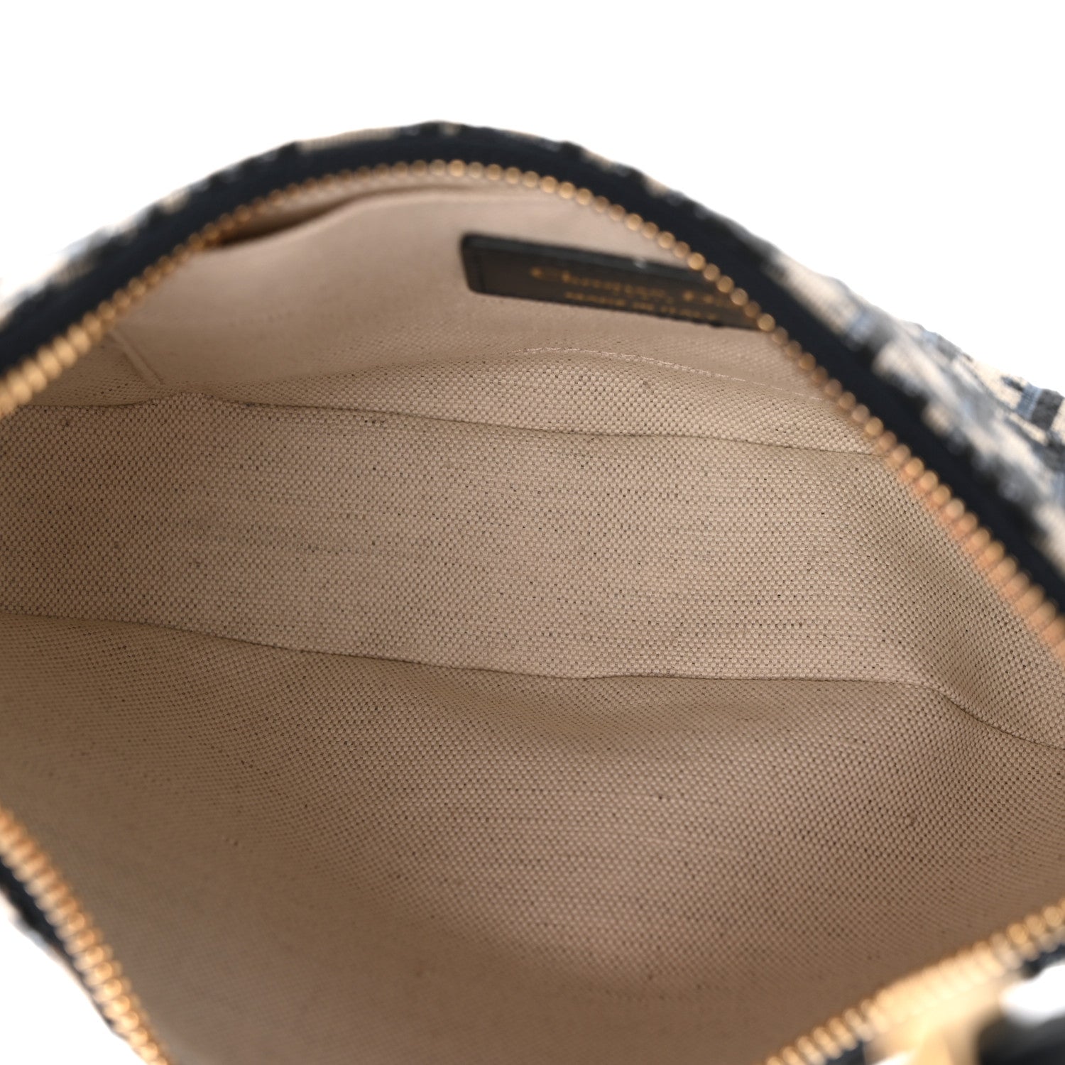 Christian Dior Oblique CD Lounge Bag Blue 5 of 9